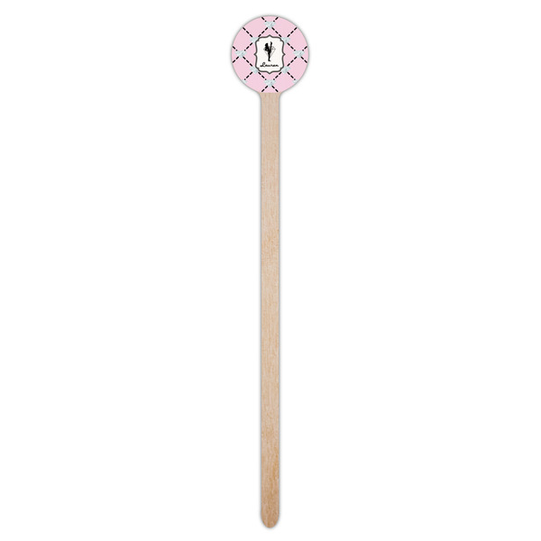 Diamond Dancers Wooden 7.5" Stir Stick - Round - Single Stick