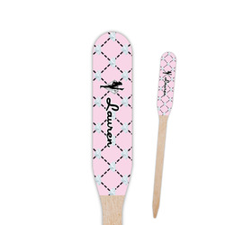 Diamond Dancers Paddle Wooden Food Picks - Double Sided (Personalized)