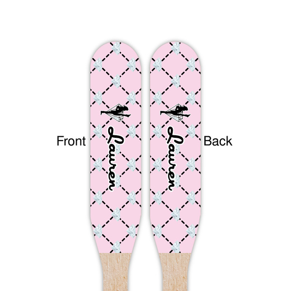 Diamond Dancers Wooden Food Pick - Paddle - Double Sided - Front & Back