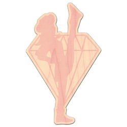 Diamond Dancers Genuine Maple or Cherry Wood Sticker