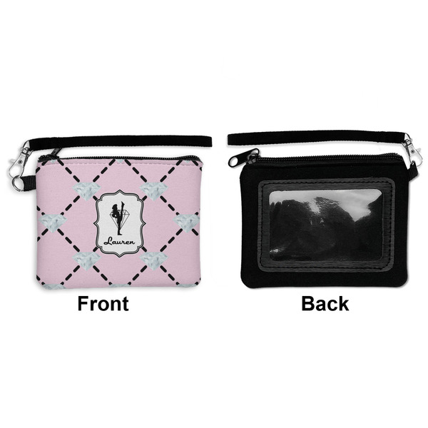 Diamond Dancers Wristlet ID Cases - Front & Back