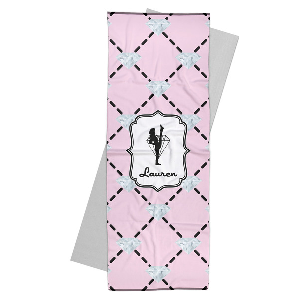 Custom Diamond Dancers Yoga Mat Towel (Personalized)