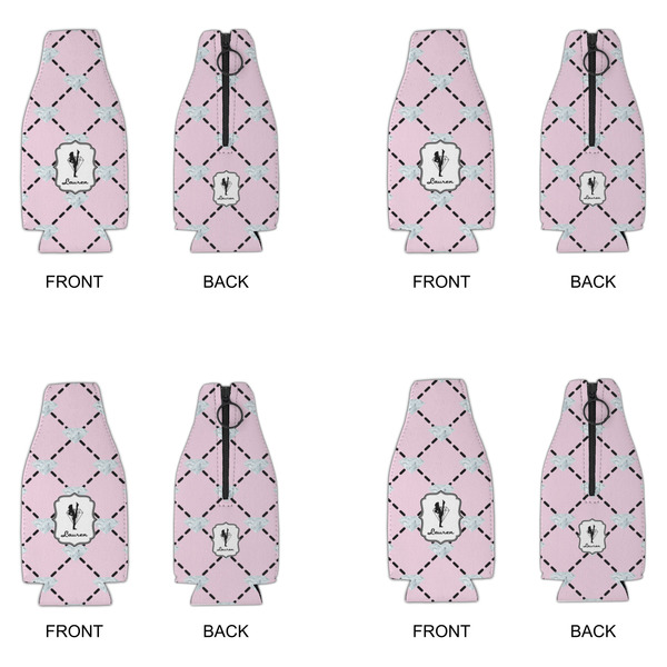 Diamond Dancers Zipper Bottle Cooler - Set of 4 - APPROVAL