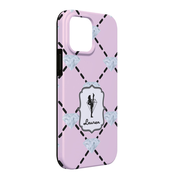 Custom Diamond Dancers iPhone Case - Rubber Lined - iPhone 13 Pro Max (Personalized)