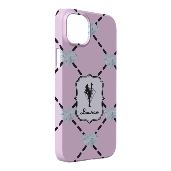 Custom Diamond Dancers iPhone Case - Plastic - iPhone 14 Plus (Personalized)