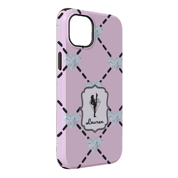 Custom Diamond Dancers iPhone Case - Rubber Lined - iPhone 14 Pro Max (Personalized)