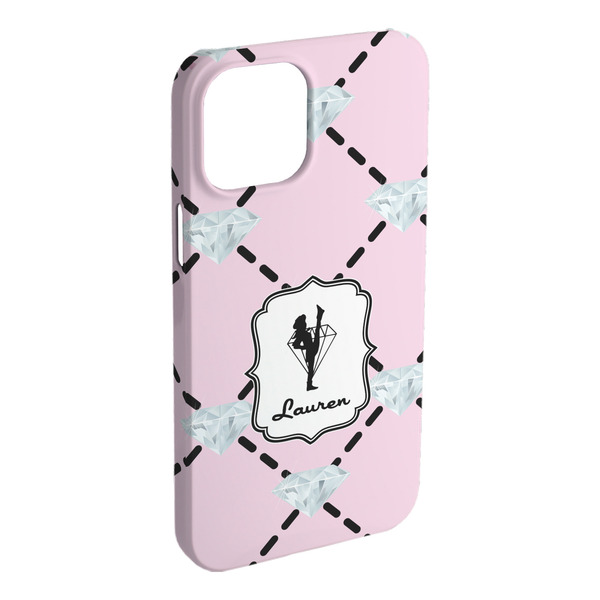 Custom Diamond Dancers iPhone Case - Plastic - iPhone 15 Plus (Personalized)