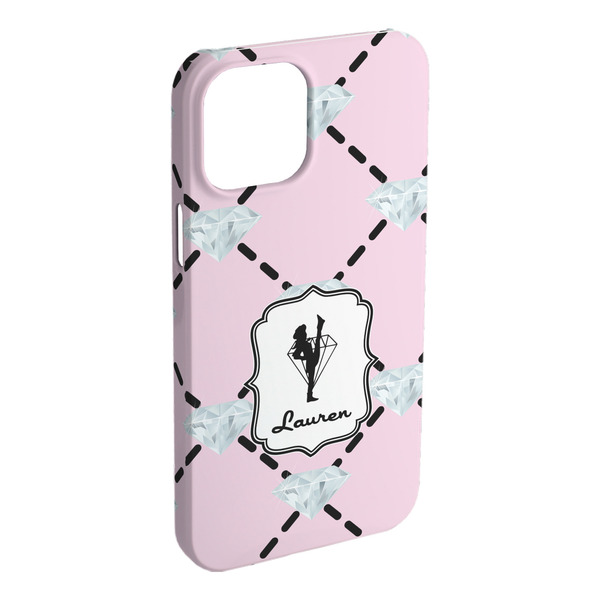 Custom Diamond Dancers iPhone Case - Plastic (Personalized)