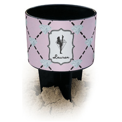 Diamond Dancers Black Beach Spiker Drink Holder (Personalized)