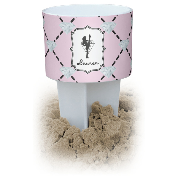 Custom Diamond Dancers Beach Spiker Drink Holder (Personalized)