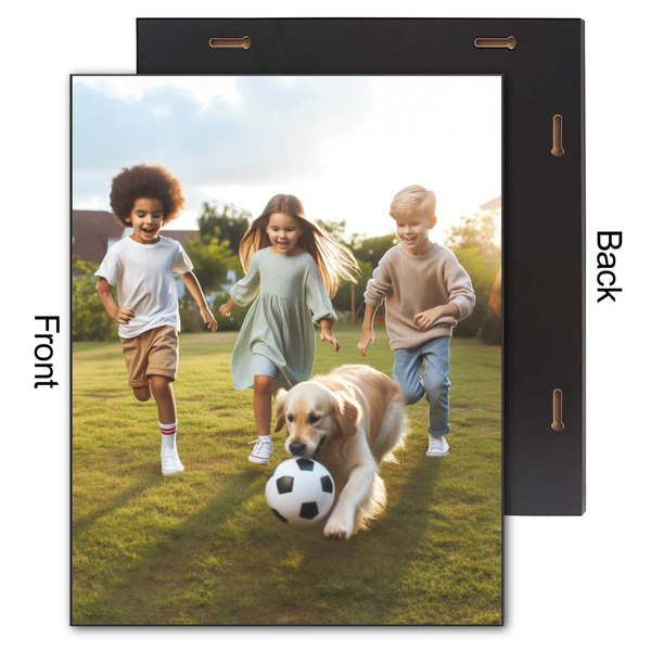 Photo 11x14 Wood Print - Front & Back View