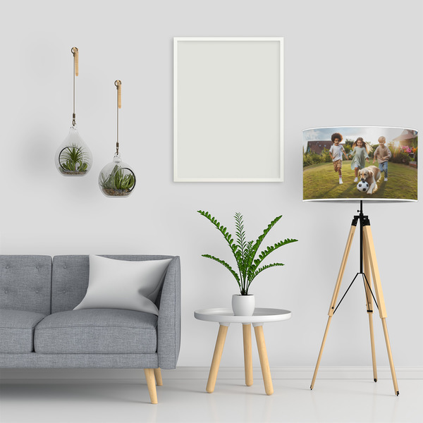 Photo 12" Drum Lampshade - LIFESTYLE