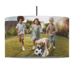 Photo 12" Drum Pendant Lamp - Fabric