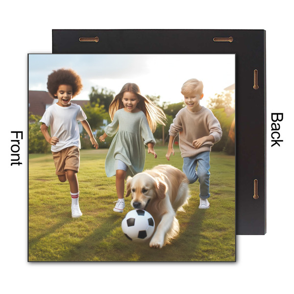 Photo 12x12 Wood Print - Front & Back View