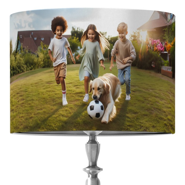 Custom Photo 16" Drum Lamp Shade - Fabric