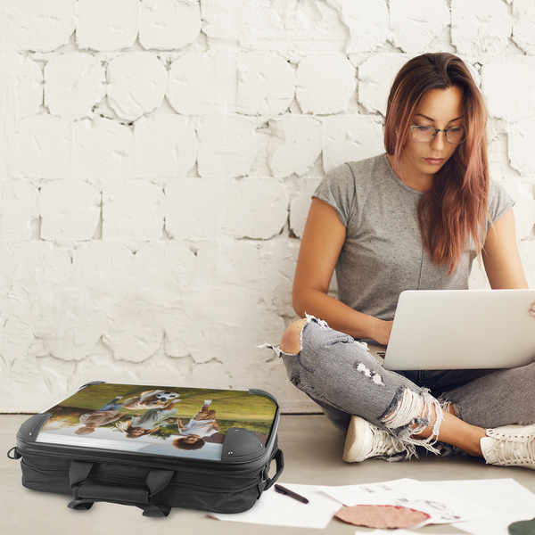 Photo 18" Laptop Briefcase - LIFESTYLE