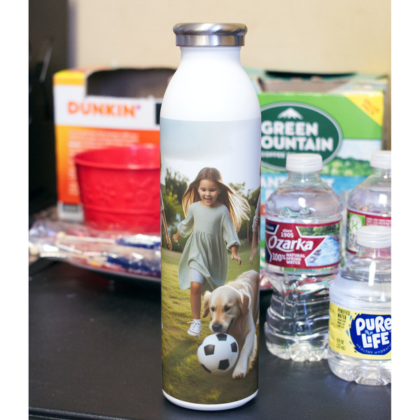 Photo 20oz Water Bottles - Full Print - In Context
