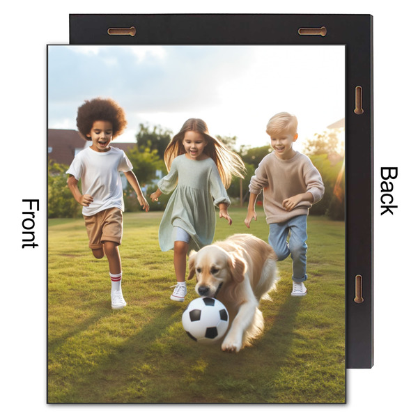 Photo 20x24 Wood Print - Front & Back View