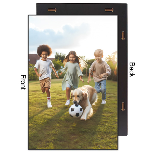 Photo 20x30 Wood Print - Front & Back View