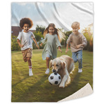 Photo Sherpa Throw Blanket
