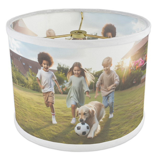 Photo 8" Drum Lampshade - ANGLE Poly-Film