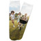 Photo Adult Crew Socks - Single Pair - Front and Back