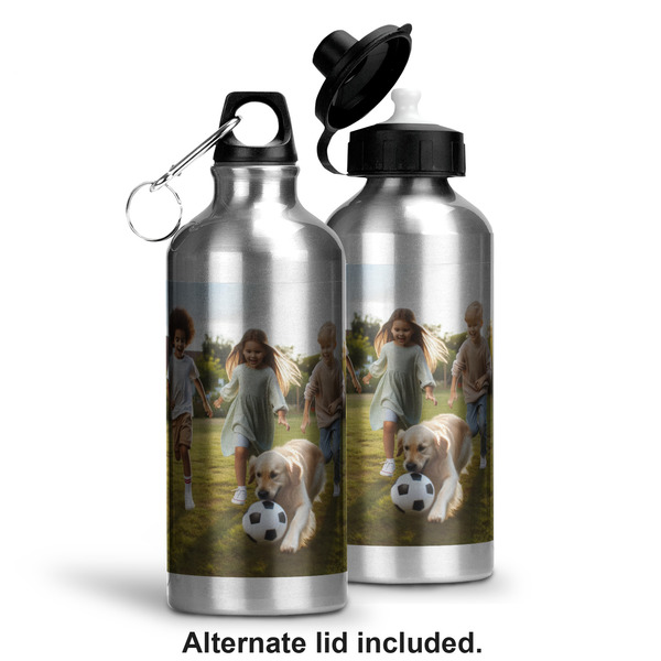 Photo Aluminum Water Bottle - Alternate lid options