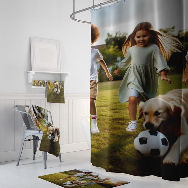 Photo Bath Towel Sets - 3-Piece - In Context