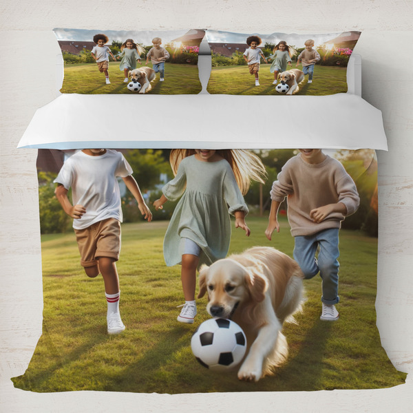 Custom Photo Duvet Cover Set - King