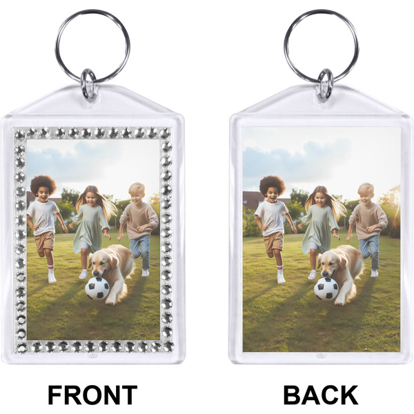 Photo Bling Keychain (Front + Back)