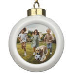 Photo Ceramic Ball Ornament