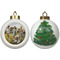Photo Ceramic Christmas Ornament - X-Mas Tree (APPROVAL)