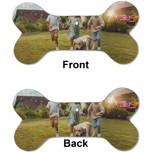 Photo Ceramic Flat Ornament - Bone Front & Back (APPROVAL)