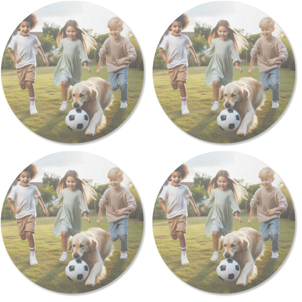 Photo Coaster Round Rubber Back - Apvl