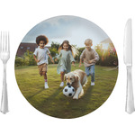 Photo 10" Glass Lunch / Dinner Plate