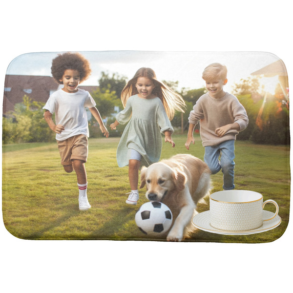 Photo Dish Drying Mat - with cup