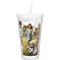 Photo Double Wall Tumbler with Straw