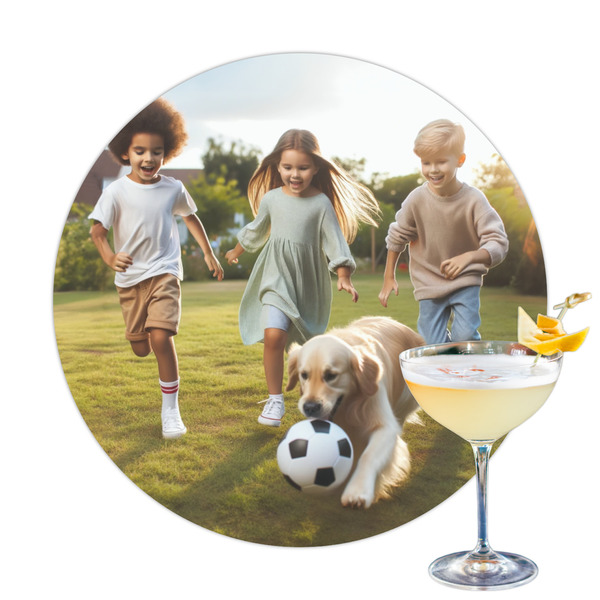 Custom Photo Printed Drink Topper