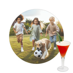 Photo Printed Drink Topper - 2.5"