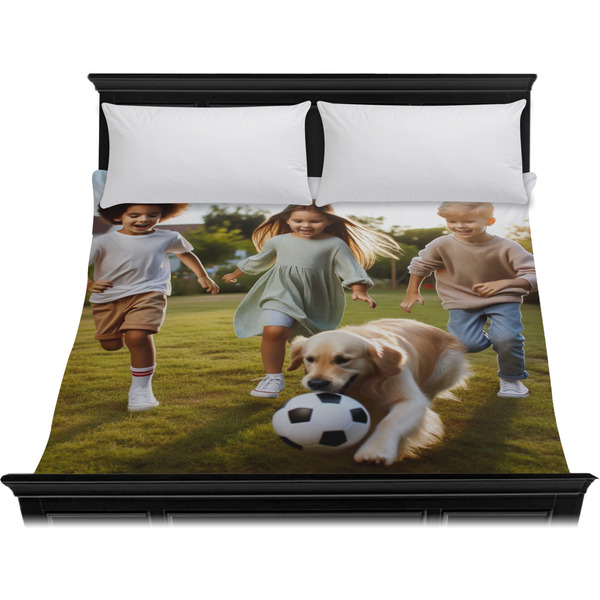 Photo Duvet Cover - King - On Bed - No Prop