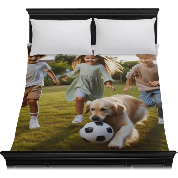 Photo Duvet Cover - Queen - On Bed - No Prop