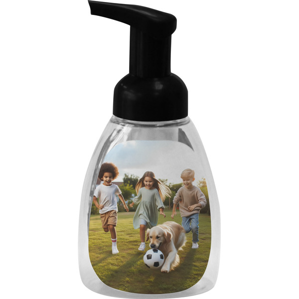 Photo Foam Soap Bottle - Black - Front