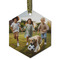 Photo Frosted Glass Ornament - Hexagon