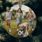 Photo Frosted Glass Ornament - Round (Lifestyle)