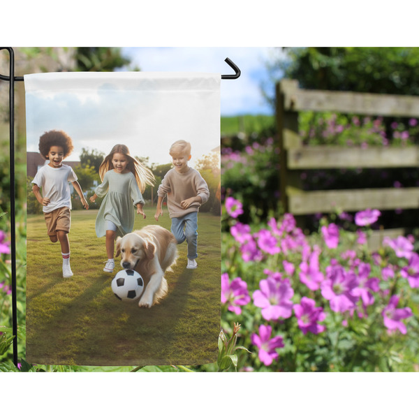 Photo Garden Flag - Outside In Flowers