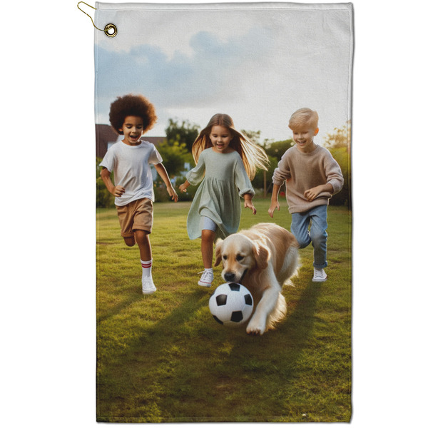 Custom Photo Golf Towel - Poly-Cotton Blend - Small