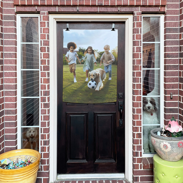 Photo House Flags - Double Sided - (Over the door) LIFESTYLE