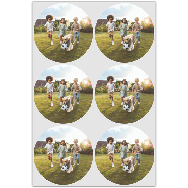Photo Icing Circle - Large - Set of 6