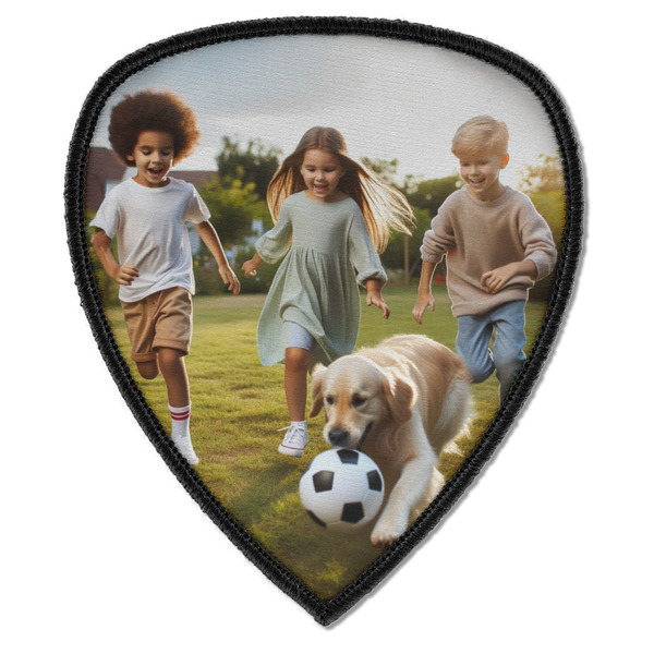 Photo Iron On Patch - Shield - Style A - Front