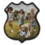 Photo Iron On Shield Patch C